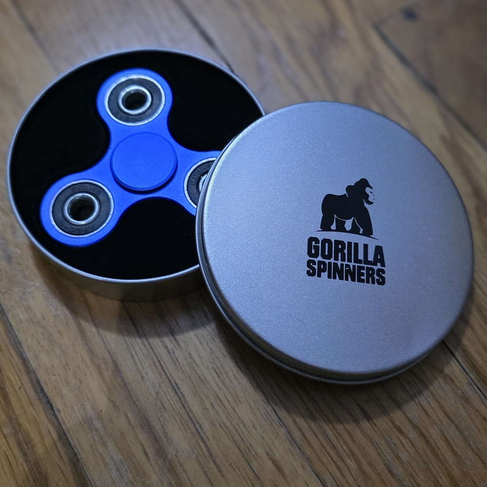 Blue Fidget Spinner